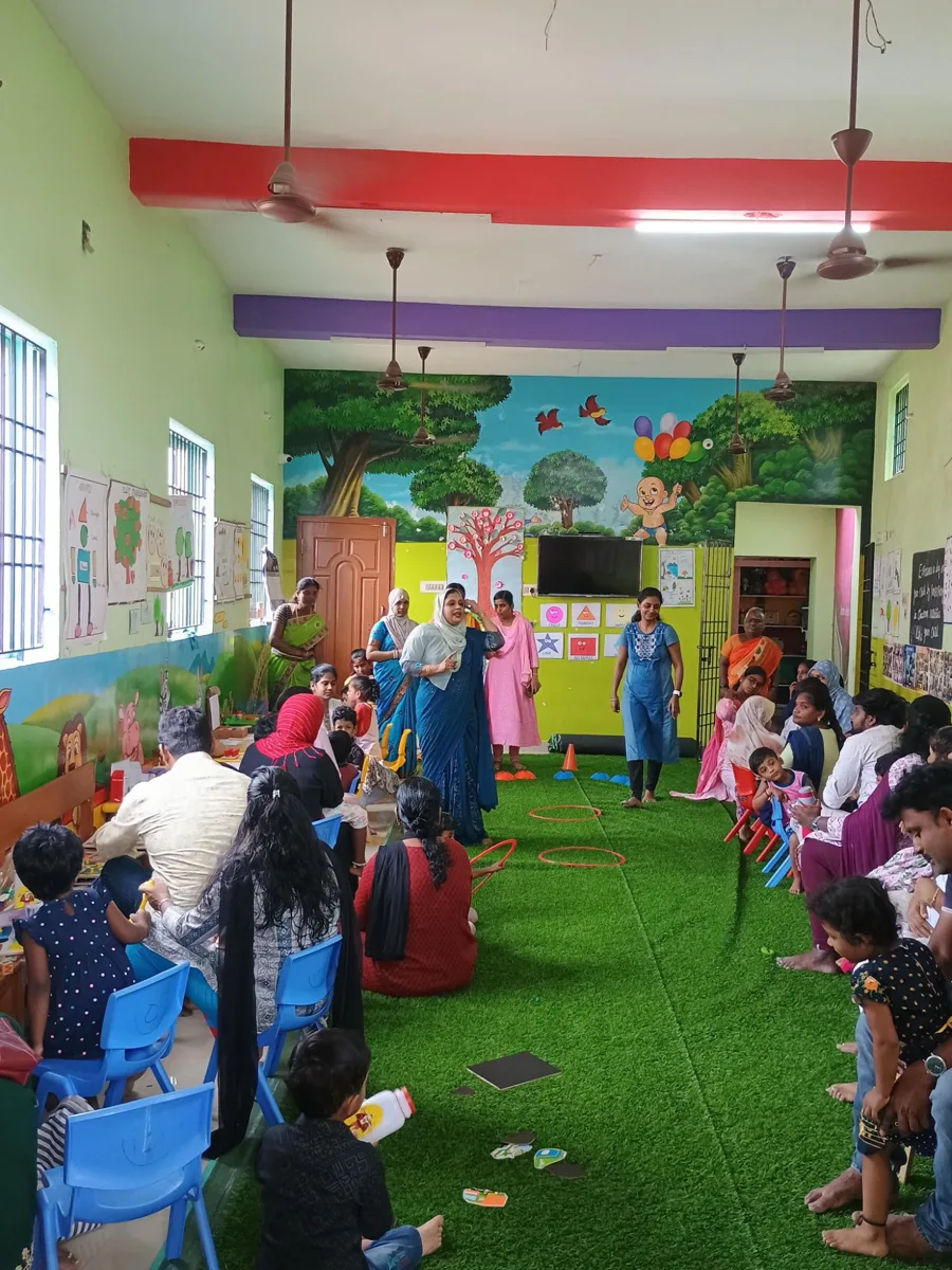 Practice preschool classroom at Ansha Shine Kids School